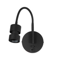 Bright Home Moderne wandlamp nova zwart