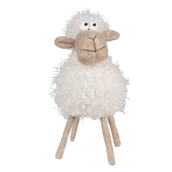 Clayre & Eef Clayre & eef beeld schaap 30 cm kunststof