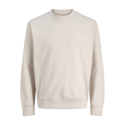 Jack & Jones jprblachad branding sweat crew neck 12261386 silver lining