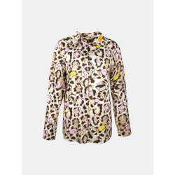 Mucho Gusto ® blouse saint denis luipaard geel roze