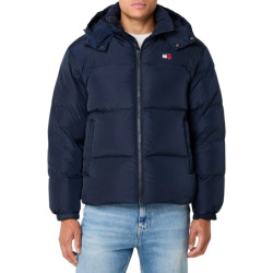 Tommy Hilfiger Alaska puffer jack met donsvulling en afneembare capuchon