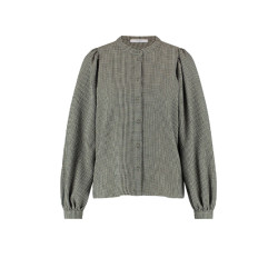 By-Bar Amsterdam Rikki small check blouse