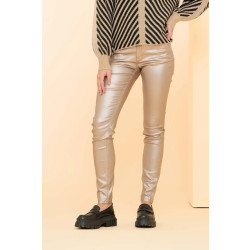 Geisha 41813-10 jeans coated gold