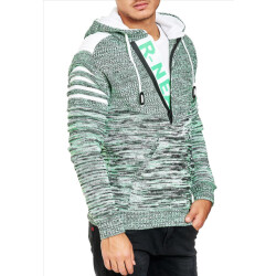 Rusty Neal heren trui neon hoodie 13343