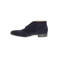 Giorgio 38205 halfhoge suede donker veterschoen