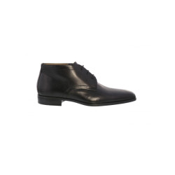 Giorgio 38205 halfhoge leren veterschoen met rubber zool.