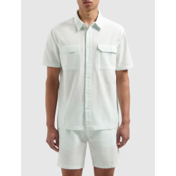 Pure Path Pinstripe short sleeve shirt