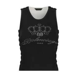 Balenciaga Mouwloze top met monogram