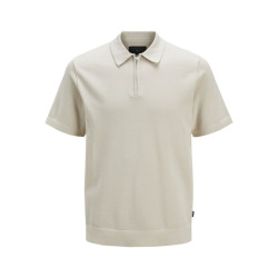 Jack & Jones jprblamilano spring knit polo ss sn 12271401 silver lining