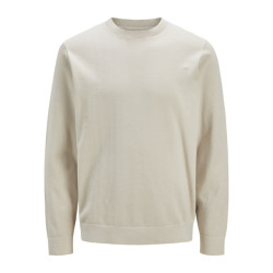 Jack & Jones jprblamilano spring knit crew neck 12272341 silver lining