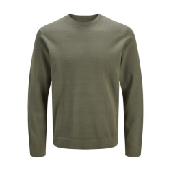 Jack & Jones jprblamilano spring knit crew neck 12272341 tea leaf