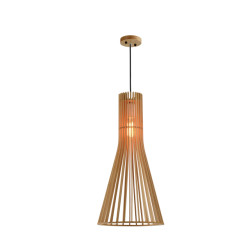 QUVIO Hanglamp kegelvorm quv5044l-wood