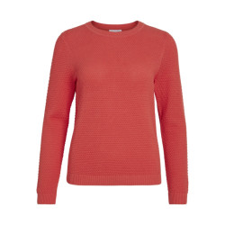 Vila vidalo o-neck l/s knit top- noos 14082767 dubarry