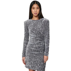 Norr Milan dress silver -