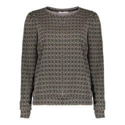 Geisha 42525-70 top jacquard 2-tone