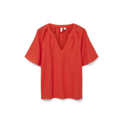 Vero Moda Vmvictoria ss v-neck top wvn btq g -