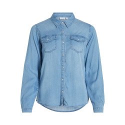 Vila 14033008 vibista denim shirt-noos