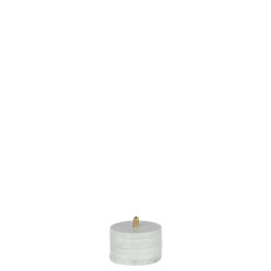 J-Line set van 5 onderzetter+voet rond marmer 10x10x12cm