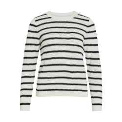 Vila Vidalo o-neck ls stripe knit top- dessin