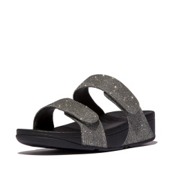 FitFlop Lulu adjustable shimmerlux slides