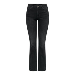 Only Onlblush mid flared dnm ta black denim