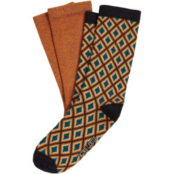 King Louie Socks 2-pack brash maple orange