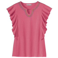 Atlas for Women Dames ruffle t-shirt