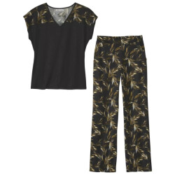 Atlas for Women Dames palmprint top & billen set