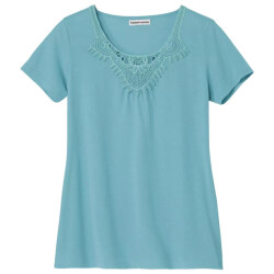 Atlas for Women Dames macram t-shirt