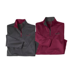 Atlas For Men Heren half zip active top (pack of 2)