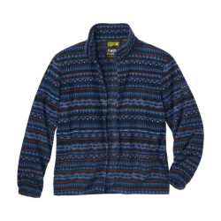 Atlas For Men Heren bedrukte full zip fleecejack