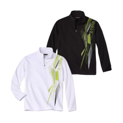 Atlas For Men Heren-trui met rits (set van 2)