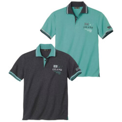Atlas For Men Herenpolo (pak van 2)