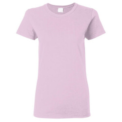 Gildan Dames zware katoenen missy fit korte mouwen t-shirt