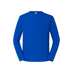 Fruit of the Loom Heren iconic 195 premium ringspun cotton t-shirt met lange mouwen