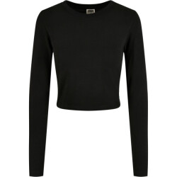 Urban Classics Dames biologisch gewaad t-shirt met lange mouwen