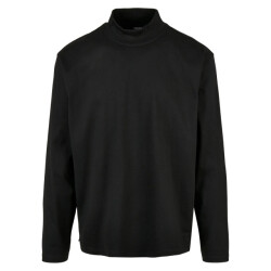 Urban Classics Heren zwaargewicht boothals t-shirt met lange mouwen