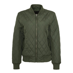Urban Classics Dames diamond nylon gewatteerd jasje