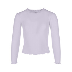 Urban Classics Meisjes t-shirt met korte geribde mouwen