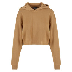 Urban Classics Dames terrycloth lichtgewicht oversized crop hoodie
