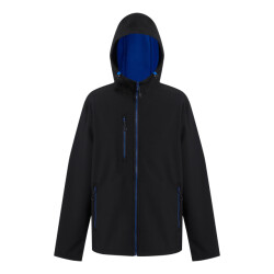 Regatta Heren navigate dubbellaags soft shell jacket met capuchon