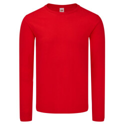 Fruit of the Loom Heren iconic 150 classic t-shirt met lange mouwen