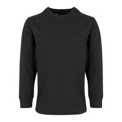 Urban Classics Jongens zwaargewicht pocket oversized t-shirt met lange mouwen (set van 2)