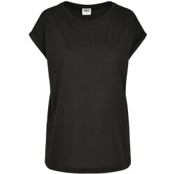 Urban Classics Dames biologisch katoenen verlengd schouder t-shirt