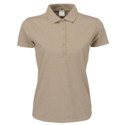 Tee Jays Dames luxe stretch poloshirt met korte mouwen