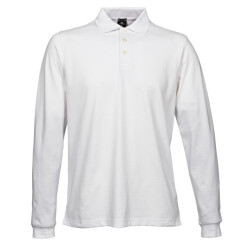 Tee Jays Heren luxe stretch poloshirt met lange mouwen