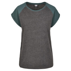 Urban Classics Dames contrast raglan t-shirt