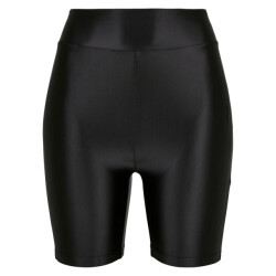 Urban Classics Dames metallic glimmende fietsshort met hoge taille (set van 2)