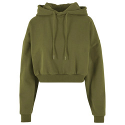 Urban Classics Dames zwaargewicht korte hoodie