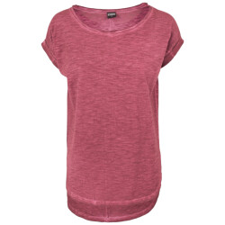 Urban Classics Dames spray dye gedompeld zoom t-shirt